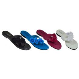 36 Wholesale Flower Flip Flop