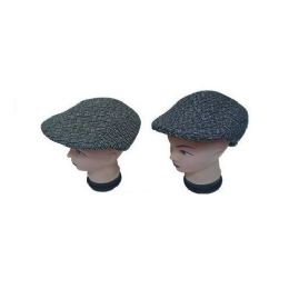 72 Wholesale Mens Beret With Lining Assorted Colors