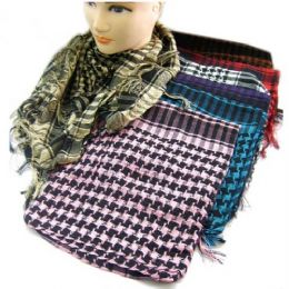 96 Wholesale Houndstooth Winter Scarf