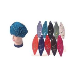 120 Pieces Ladies Ear Warmers With Flower - Ear Warmers