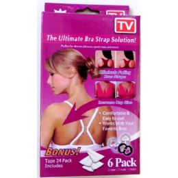48 Wholesale The Ultimate Bra Strap Solution 6 Pack tv