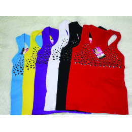 72 Units of Ladies Top With Studs - Womens Fashion Tops