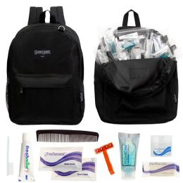 12 Pieces 12 Backpacks And 12 Basic Hygiene & Toiletries Kit - Hygiene Gear