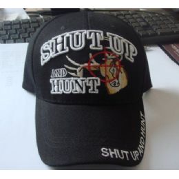 72 Wholesale Shut Up & Hunt Hat *deer In Crosshairs*