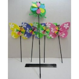 120 Units of 5.5" Wind SpinneR-Frog & Butterflies - Wind Spinners