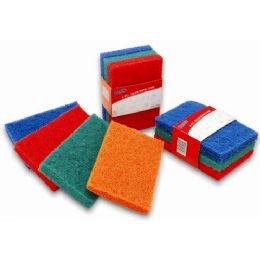 48 Pieces 3 Pack Heavy Duty Scouring Pads - Scouring Pads & Sponges