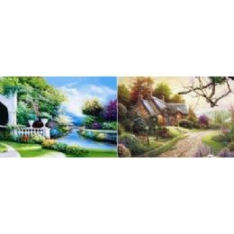 20 Pieces 3d PicturE-Cottage/brook - Wall Decor
