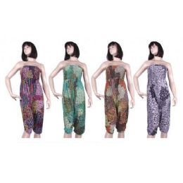 48 Pieces Ladies Jumper Suit Romper - Womens Rompers & Outfit Sets