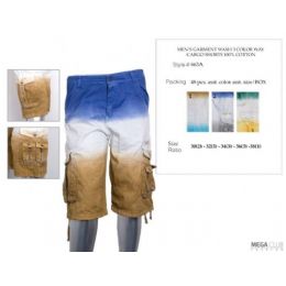 48 Pieces Mens Cargo Shorts 100% Cotton - Mens Shorts