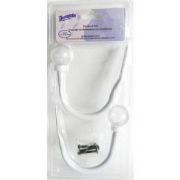 12 Pieces Curtain Tie Backs White - Home Accessories