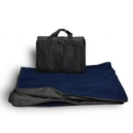 24 Pieces Fleece/nylon Picnic Blanket Navy Color - Fleece & Sherpa Blankets