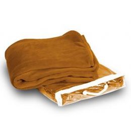 24 Wholesale MicrO-Plush Camel Fleece Blanket