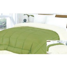 6 Units of Mircofiber Reverisble Comforter Asst Colors King Size - Blankets & Bedding
