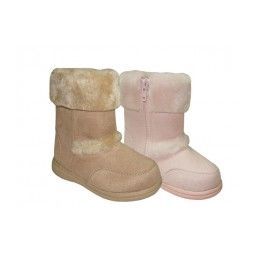 18 Wholesale Baby's Zippered Winter Boots