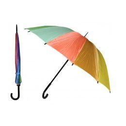 24 Pieces 37 Inches Automatic Cane Rainbow Umbrella - Umbrellas & Rain Gear