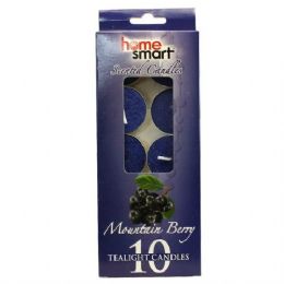 48 Pieces Home Smart Tealight 10pk Berry - Candles & Accessories