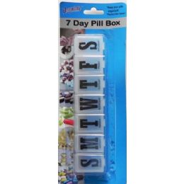 48 Pieces 7 Day Pill Box - Pill Boxes and Accesories