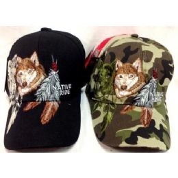 48 Pieces Fox Shadow Feather Adjustable Baseball Hats Caps - Baseball Caps & Snap Backs