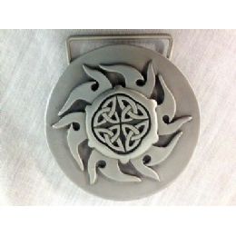 36 Wholesale Flame Style Belt Buckle