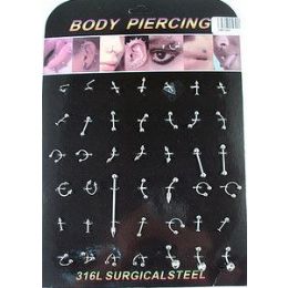 126 Bulk Body Jewelry/ Body Piercing