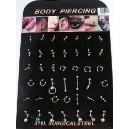 126 Pieces Body Jewelry/ Body Piercing - Body Jewelry