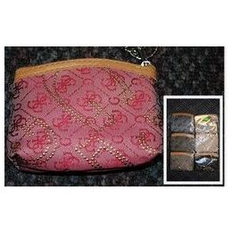 48 of Coin Purse W/ Zipper And Keychain Ring