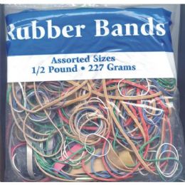 96 Pieces Jumbo 1/2 Lb. Bag Rubberbands - Rubber Bands