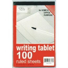 48 Wholesale Writing Tablet 6x9" 100 Sheets