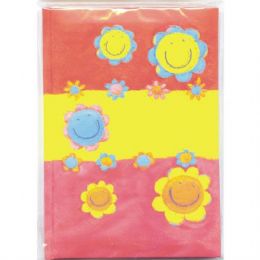 72 Wholesale Address Book, 4.5 X 6 , Glitter Flowers, Asst. Designs