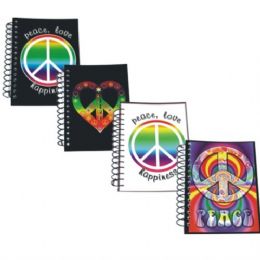 48 Pieces Designer Fat Book Love & Peace - Notebooks
