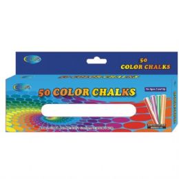 48 Wholesale Chalk, 50 Pc., Asst. Colors