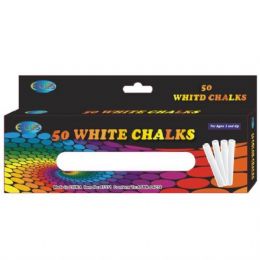 48 Wholesale White Chalk 50pc
