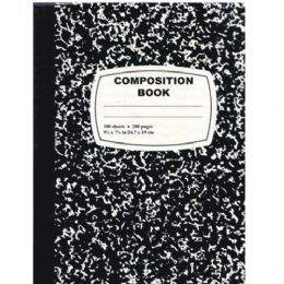 48 Wholesale Composition Notebook Black