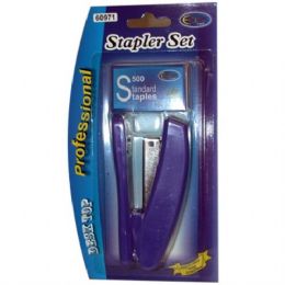 48 Wholesale Stapler & Stapler Set