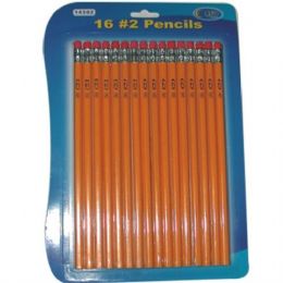 80 Wholesale #2 E-Clips Pencils 16ct