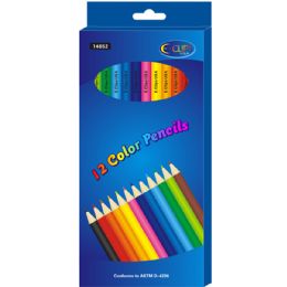72 Wholesale E-Clips Coloring Pencils 12 Count Boxed