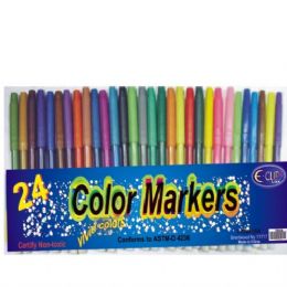 48 Wholesale Water Color Markers 24pk