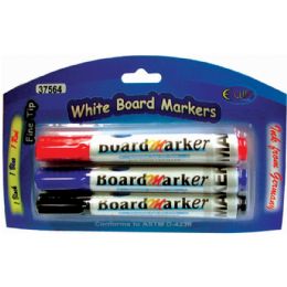48 Wholesale Whiteboard Markers, Fine Tip, 3 Pk.