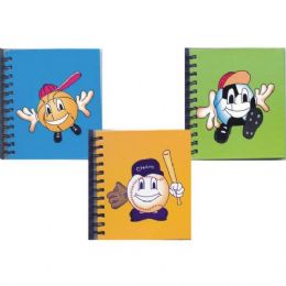 48 Pieces Double Wire Sports Notebook - Notebooks