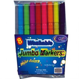 48 Wholesale Jumbo Washable Marker 8ct