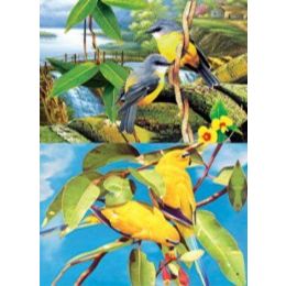 20 Pieces 3d PicturE-Birds In Trees - Wall Decor