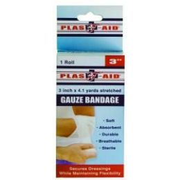 72 Pieces Gauze Bandage 3" X 4.1 Yards - Bandages and Support Wraps