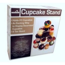 6 Wholesale 4 Tier Stand Holds 23 Cupcakes