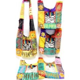 5 Units of Hobo Bags With Zebra Printed Pocket And Flowers - Handbags