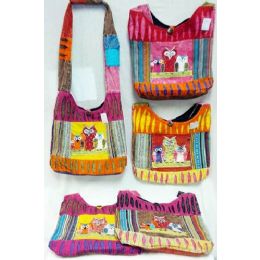 5 Units of Nepal Owl Group Design Hobo Bags Sling Purses Ast - Handbags