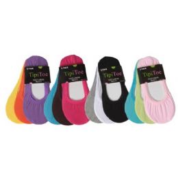 60 of 3 Pack Ladies Foot Liners Assorted Colors