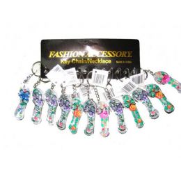 120 Pieces Sandle Key Chain - Key Chains