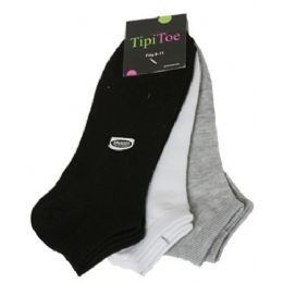 60 Pairs Womens Ankle Sock 3pk Sizes 9-11 Assorted Colors - Womens Ankle Sock