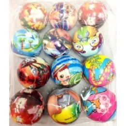 24 Wholesale Small Foam Play Ball Assorted