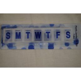 48 Wholesale 12 Pcs 7 Days Pill Box With Big Letter